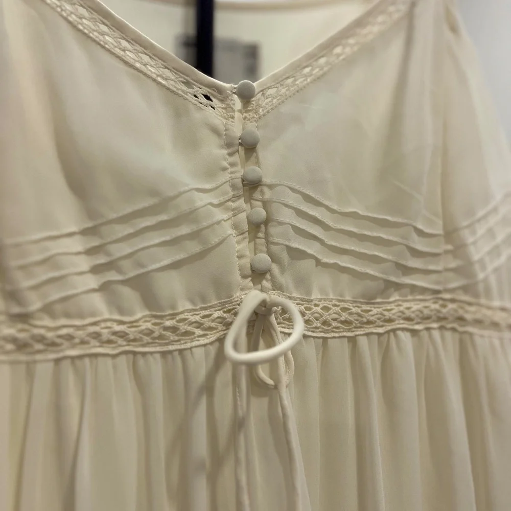 ASOS Maternity Cream Maxi Dress - Picture 7 of 11